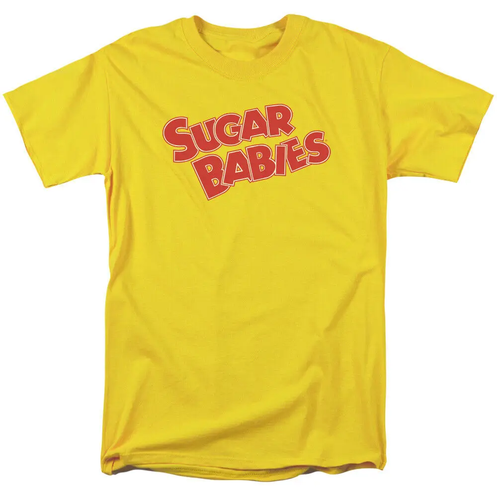 Sugar Babies T Shirt Mens Licensed Chewy Caramel Candy Yellow