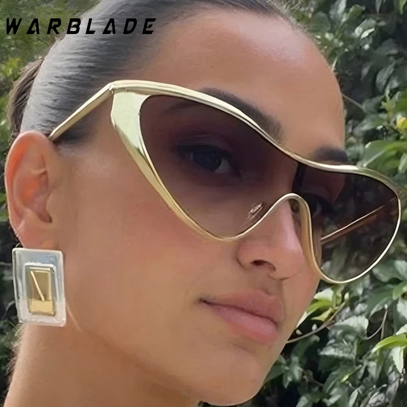 

Fashion Y2K Metal Cat Eye Women Sunglasses Designer Brand Cyberpunk Men Sunglass Outdoor Sports Summer Traveling Shades UV400