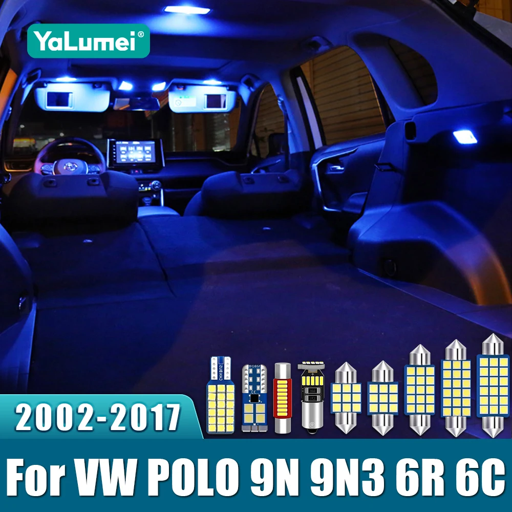 

For Volkswagen VW POLO 9N 9N3 6R 6C 2002~2011 2012 2013 2014 2015 2016 2017 Canbus Car LED Interior Lamp Trunk Light Accessories