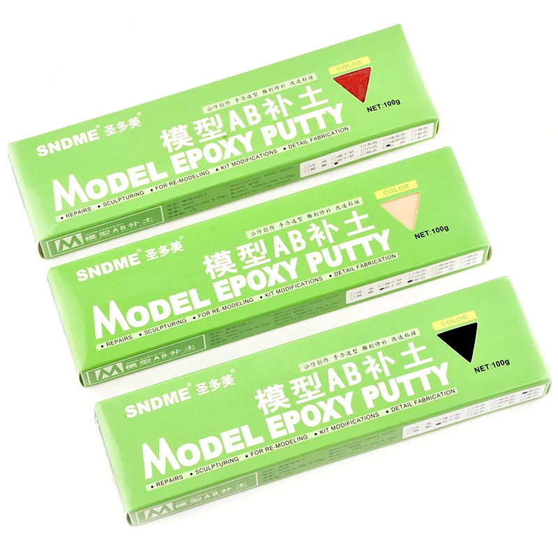 100g AB Type Model Epoxy Putty Quick Drying Modeling Clay for Plastic Model Figure Remodeling and Repairing