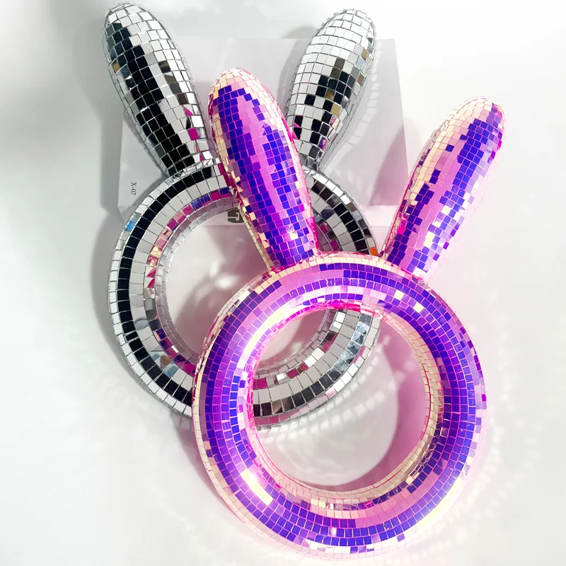 

Диско Зеркальная Мозаика Зайчик Бар Вечеринка Сверкающие Украшения Пасха