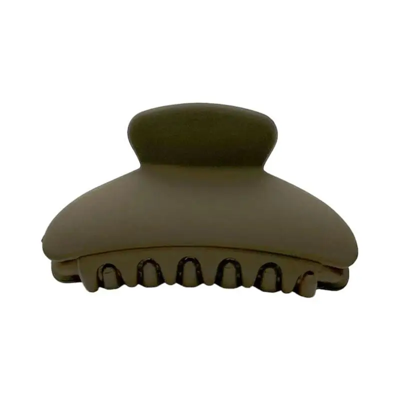 Women Melard Coffee Hair Claw Clip Large Black Acetate Anti-slip Hair Accessory for Makeup Shower Thick Curly Hair