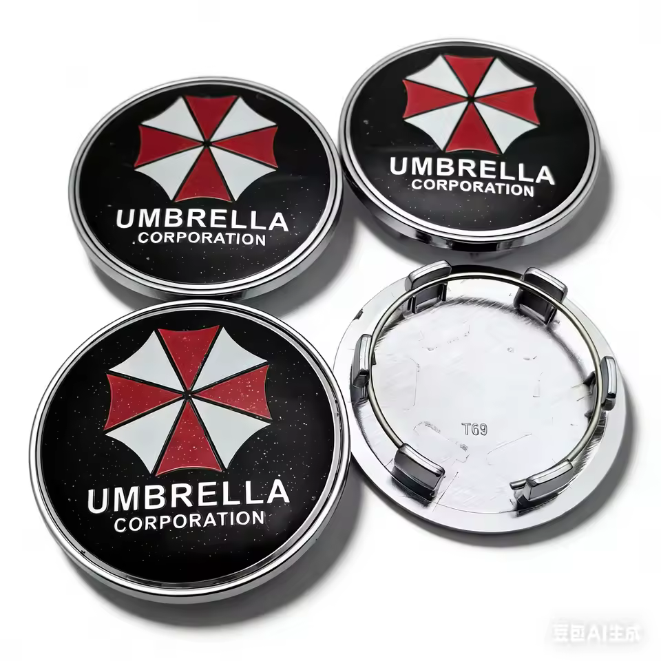 4x 69mm Umbrella Nabendeckel Radkappen Felgenkappen