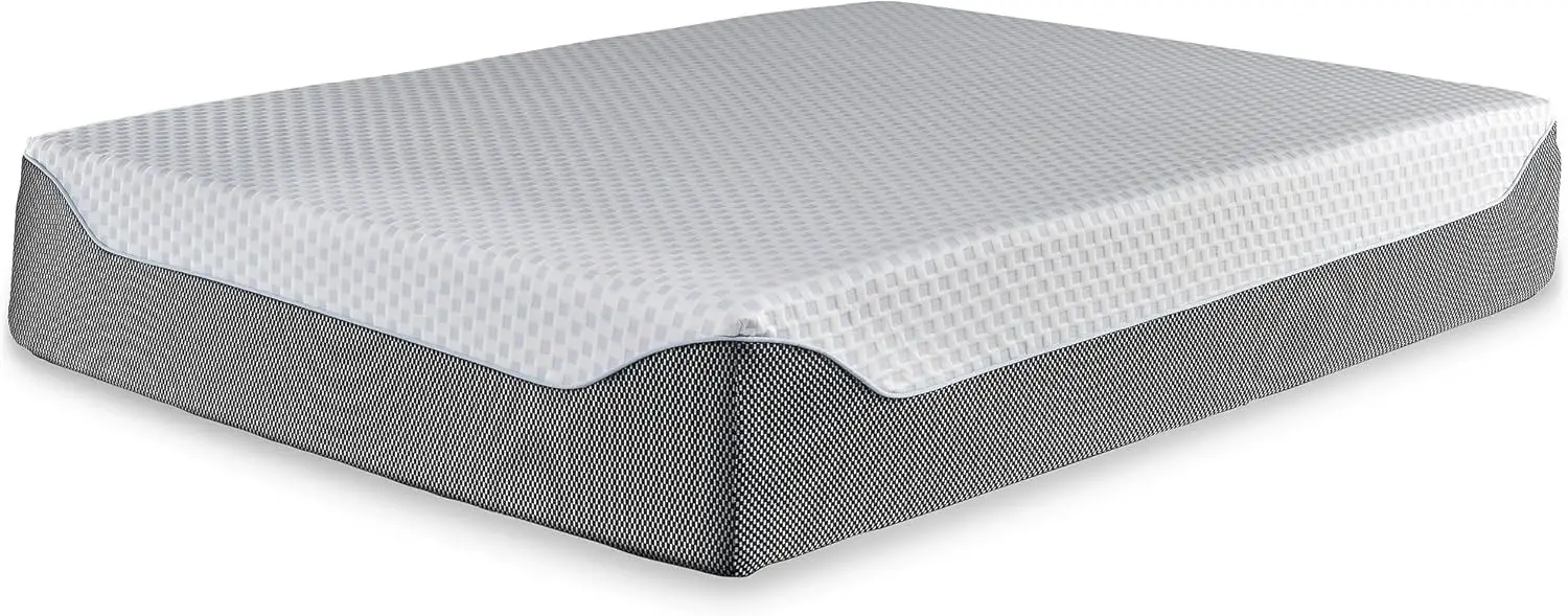 

King Size Chime Elite 14 Inch Plush Green Tea & Charcoal Gel Memory Foam Mattress