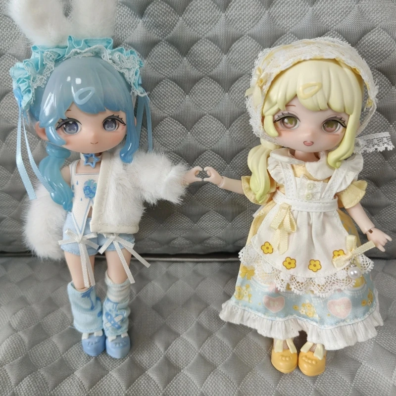 มีในสต็อกลิโรโร บลายด์บ็อกซ์ ไบนารี่ สวีทฮาร์ท ซีรีส์ 1/12 Bjd อะนิเมะรูปข้อต่อตุ๊กตาตกแต่งเครื่องประดับเด็ก