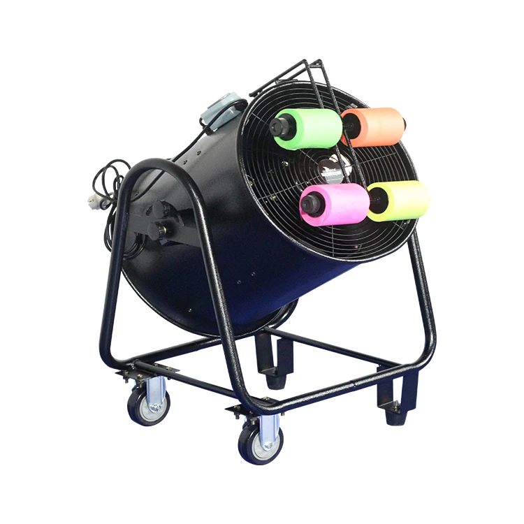 glow in the dark party/fluorescence confetti ribbon machine for night club