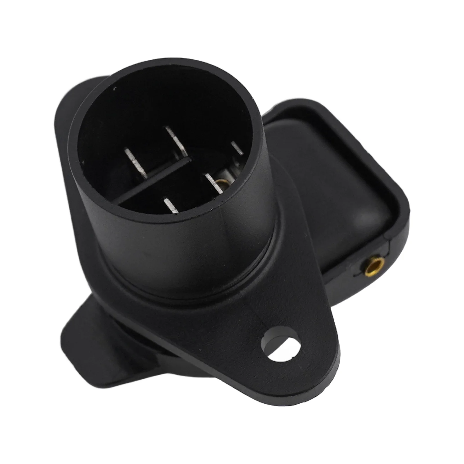 Connectors Pin Trailer Socket Package Content Trailer Socket Connectors Mounting Hole Mm Works Perfectly Copper Zinc Alloy