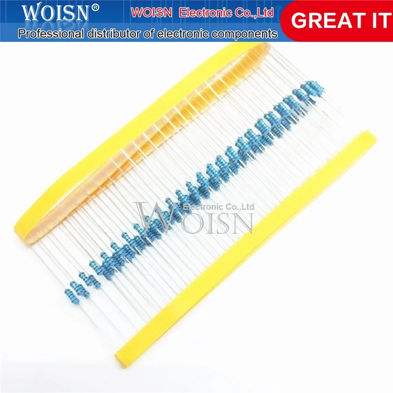 100PCS 1/4W Gold Film Resistor 16R Precision Resistor 1% Metal Film Resistor