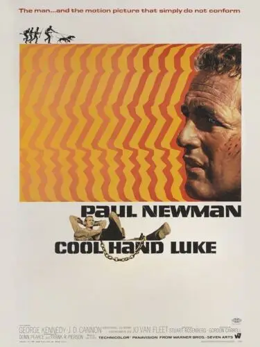 Paul Newman Cool Hand Luke Film Advertisement Retro Metal Wall Plaque Art Sign-Aluminum