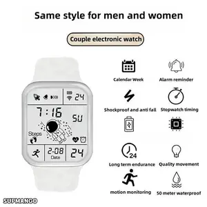 ساعة رواد فضاء مربعة للطلاب والطالبات ، الجري الذكي ، ساعة إلكترونية للأطفال ، تقنية Cool Black أعلى 9 مبيعات إلكترونيات رخيصة - رقم 5