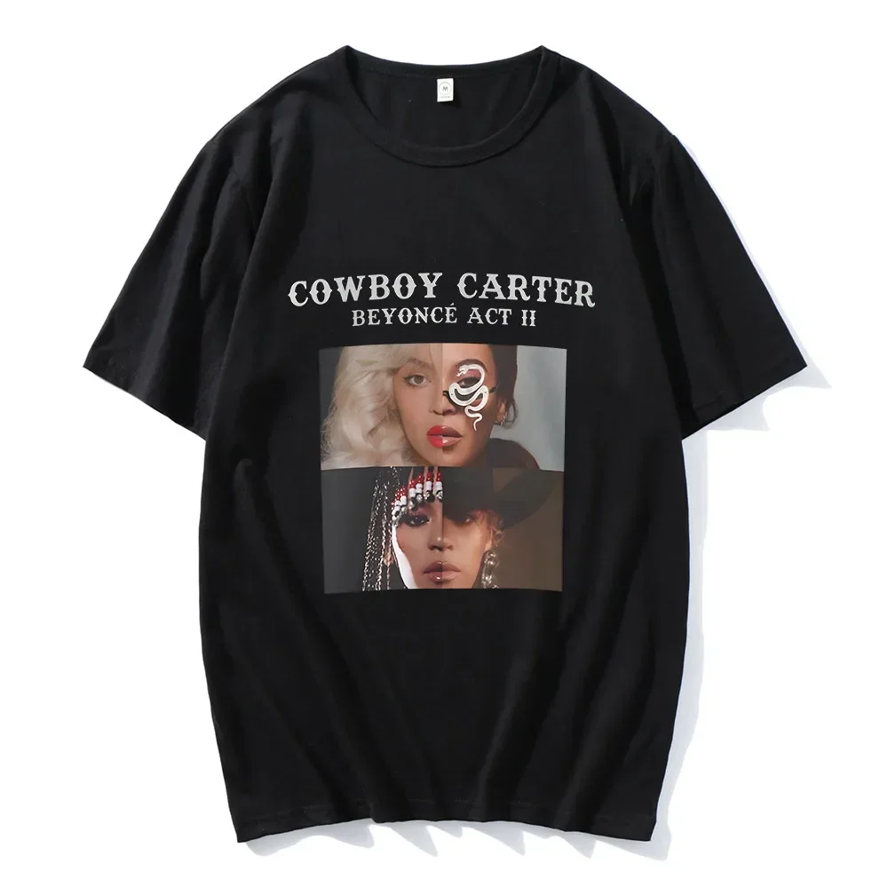 Denim Carter Beyonc é e Tshirt casual short sleeved women\'s T-shirt street clothing high-quality vintage Tshirt summer O-neck