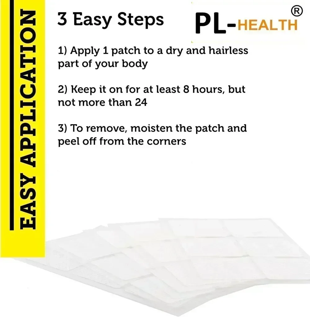 30er-Pflaster Bone Builder Calcium Transdermal Patches mit Hydroxyapatit/Zitrate für optimale Knochengesundheit und Knochenkraft