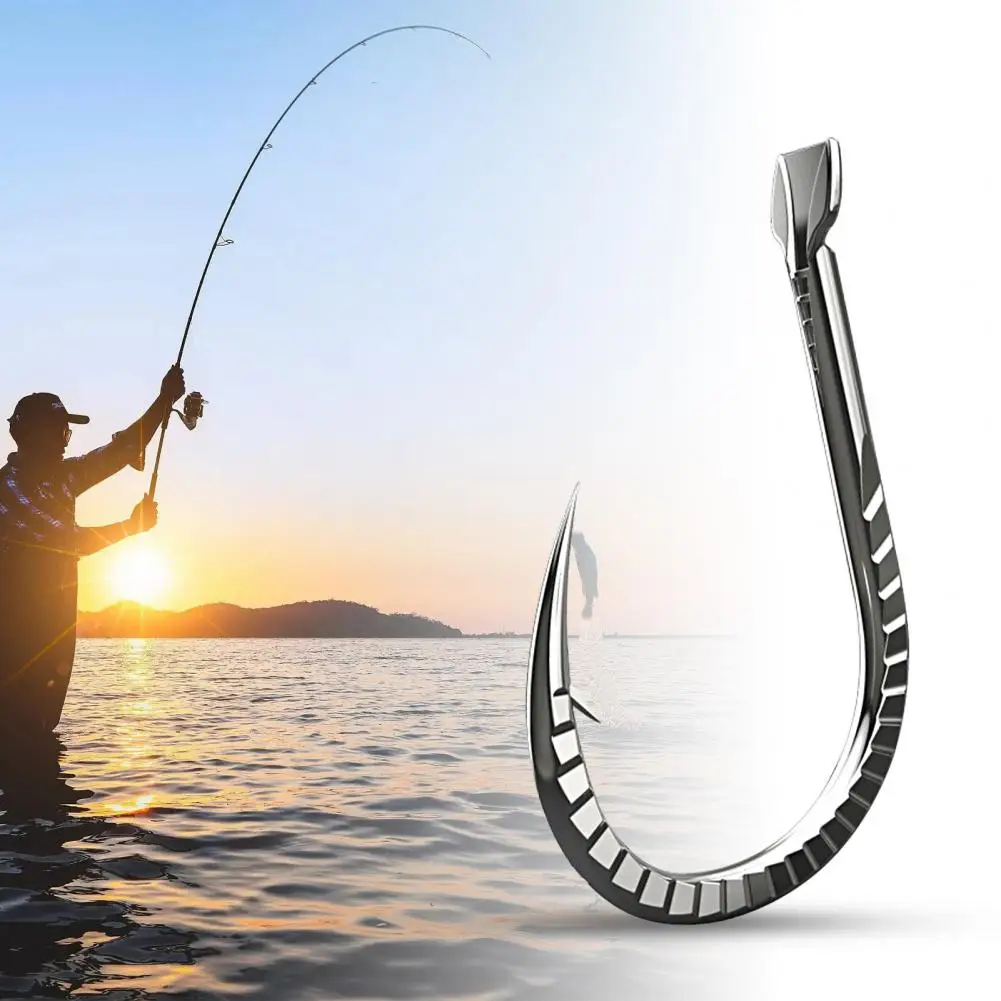 

30pcs Durable Barbed Hooks, Strong Penetration, Reusable, Abrasion-Resistant, Carp Fishhooks, Fishing Supplies, 30Pcs Set