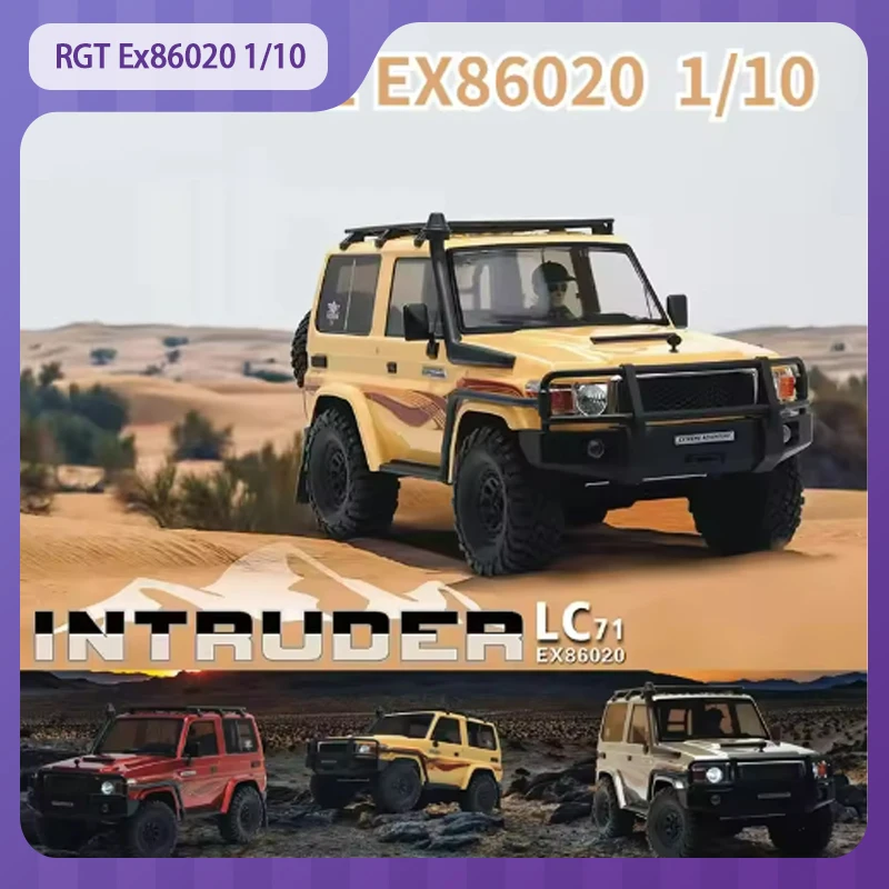 

RGT Ex86020 Rc Car 1/10 Simulation Lc71 Four Wheel Drive Off Road Mountaineering Remote Control Car Boy Toy Model Birthday Gift