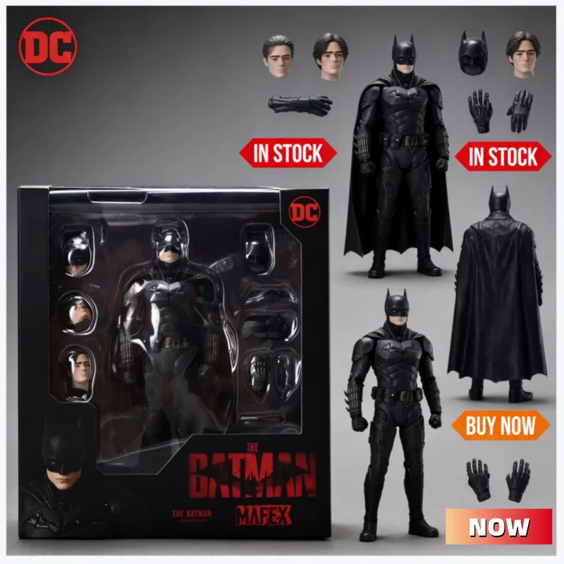 

В наличии: Аниме-фигурки Бэтмен (Mafex 188) — версия Роберта Паттинсона из фильма, фигурка Бэтмена из Лиги Справедливости, игрушка для детей
