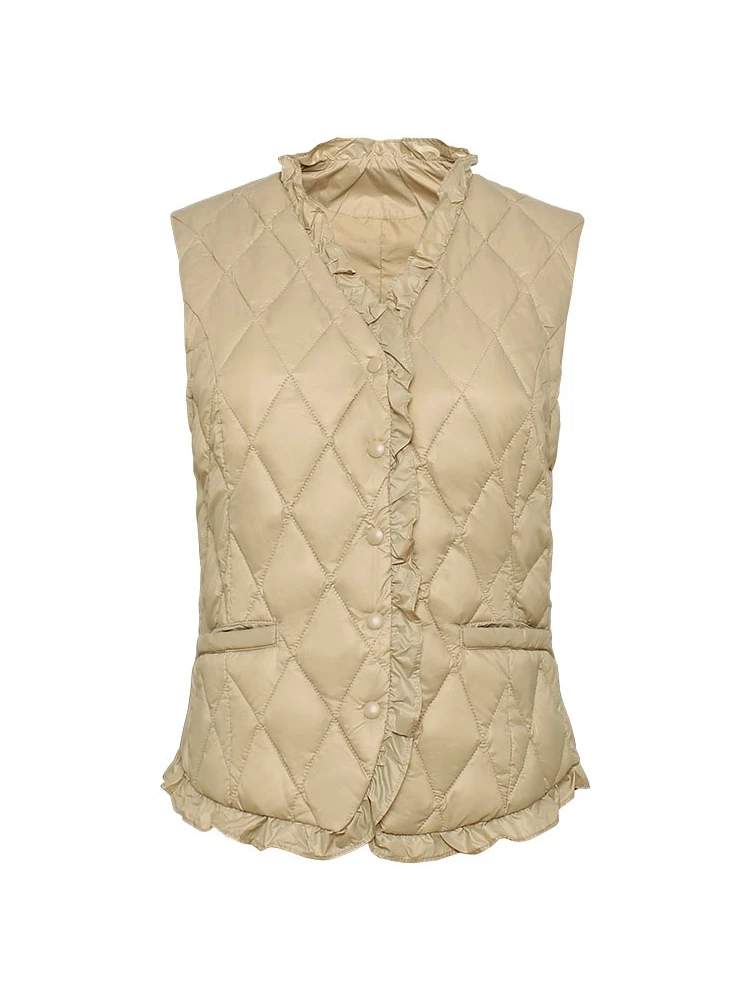 NewBang-Gilet en duvet glacé ultra léger pour femme, veste coupe-vent pour femme, gilet chaud léger, mode féminine