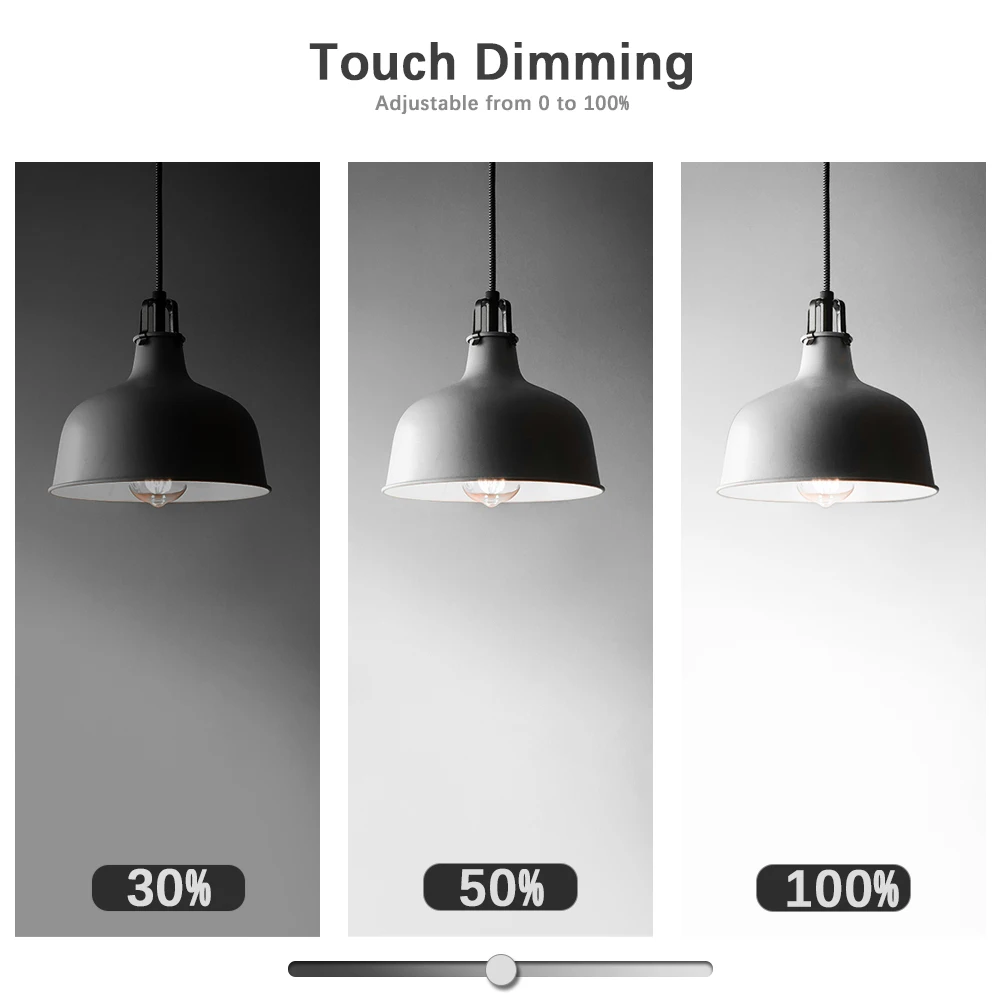 WiFi Smart Dimmer Switch Light Wireless Touch Dimming Wall Control LED Remote Switch Smart Life APP Voice for Google Home Alexa