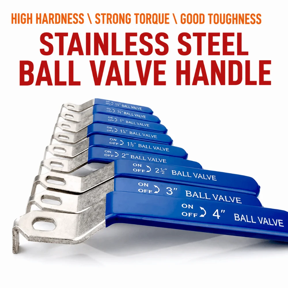 Valve Accessories Stainless Steel Ball Valve Handle Lever Handle Durable Water Valve Handle DN15-50 Water Pipe Wrench