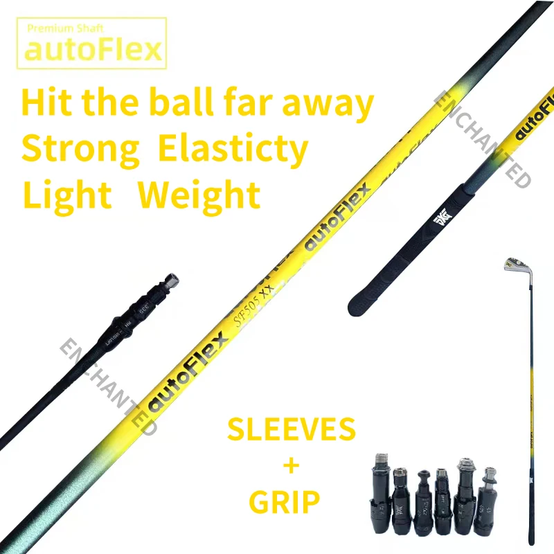 New Golf Club Autoflex Long-Distance Easy-To-Play Yellow Golf Club Body 1/3/5 Wood Club