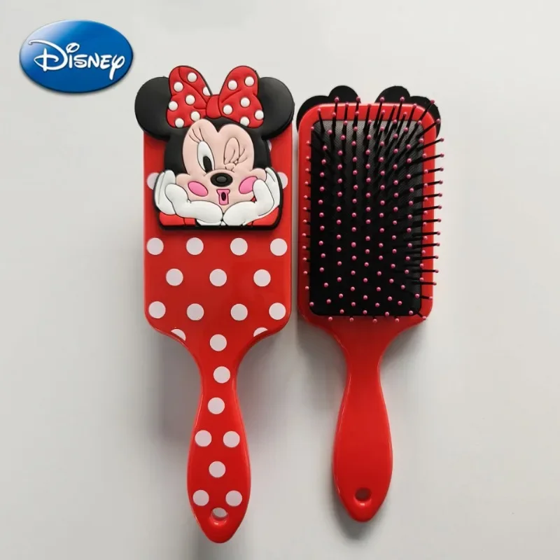 Disney Minnie Mouse Air Cushion Comb Cute Funny Cartoon Figure Massage Hair Brush Haircare Hairdressing Tool Girl Christmas Gift