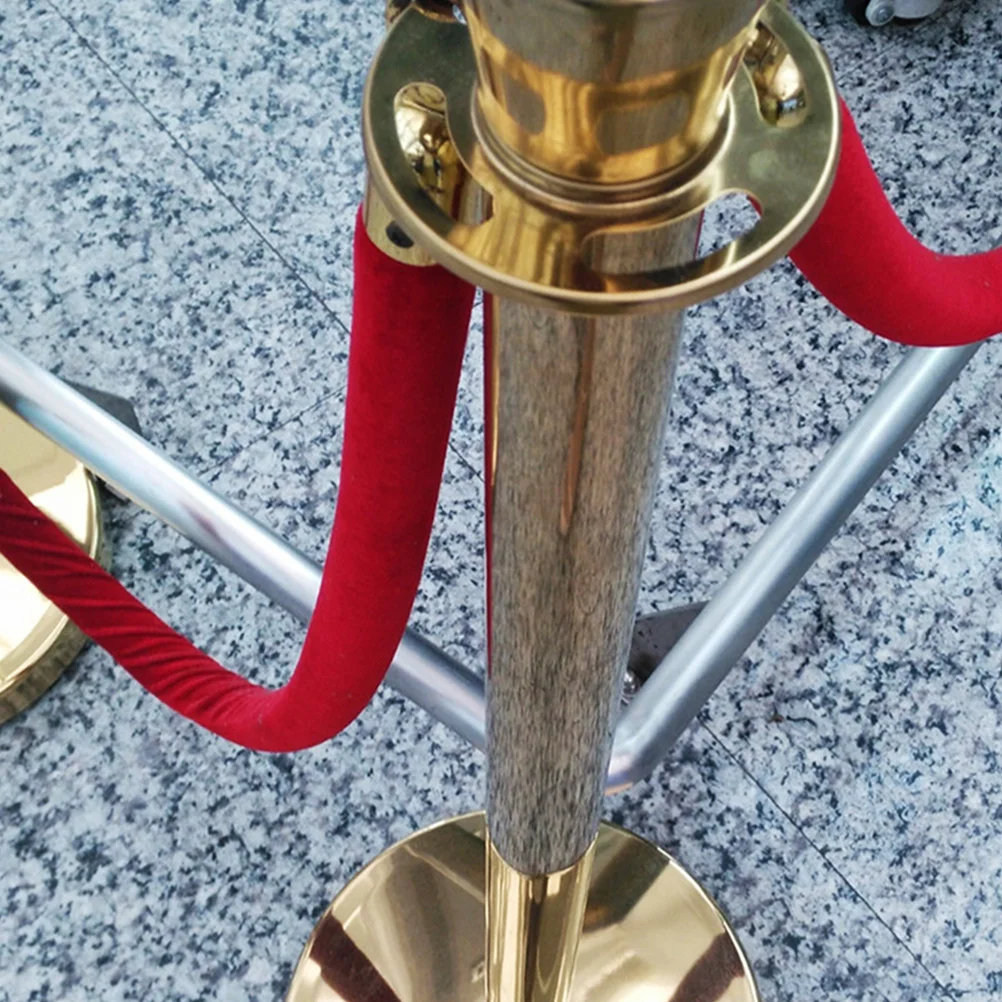 Concierge Post Lanyard Rope für Stanchion Crowd Control Column Isolation mit Haken Velvet Party Queue Barrier