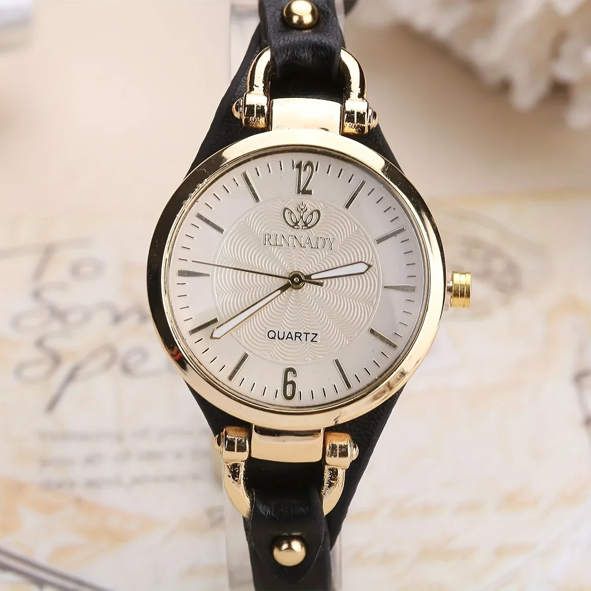 Leather Strap Watch Strap Fashion Ladies Quartz Watch Fancy Women Watches Jewelry Sophisticated And Stylish Women Watch