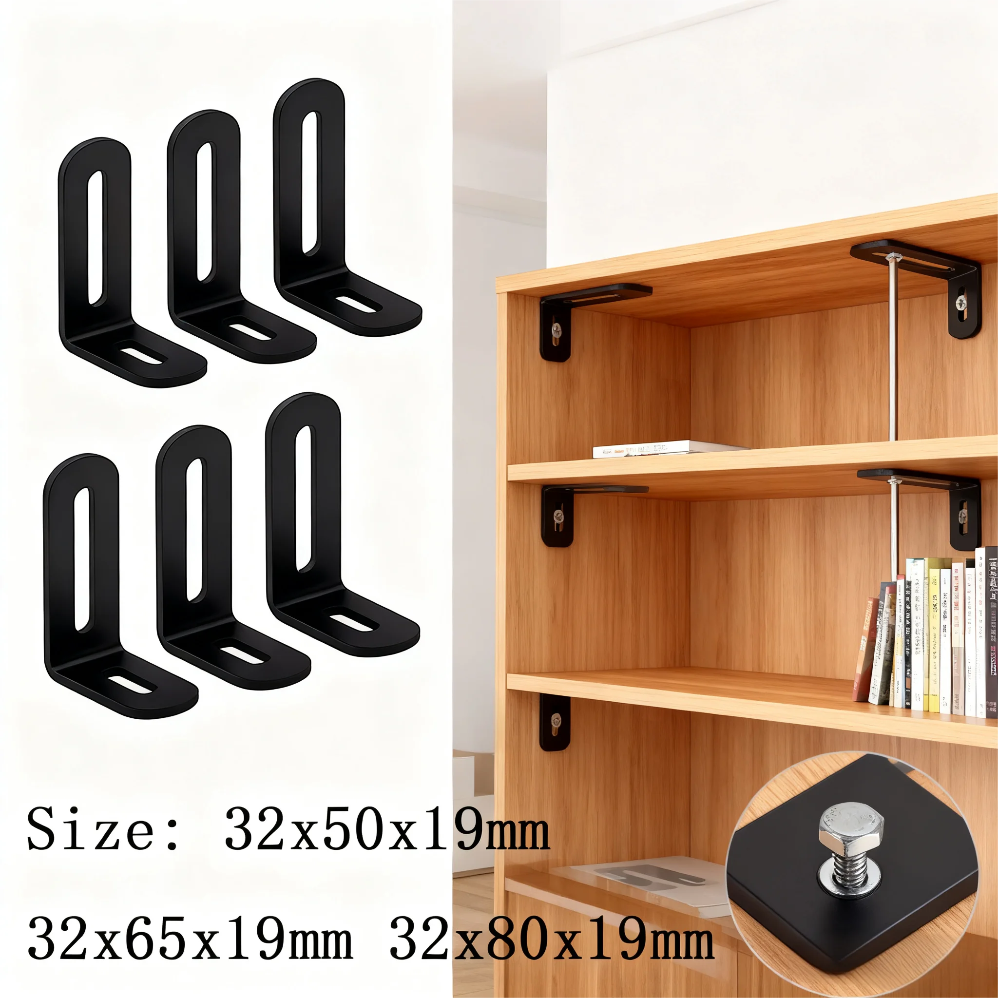 2Pcs Stainles Steel Right Angle Brackets, 90 Degree Adjustable Angle Code for Sheet Metal Equipment&Furniture Reinforcement