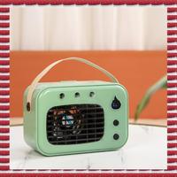 A97G LED Night Light USB Portable Air Cooler, Electric Desktop Water Mist Fan, Home Use Rechargeable Air Conditioner