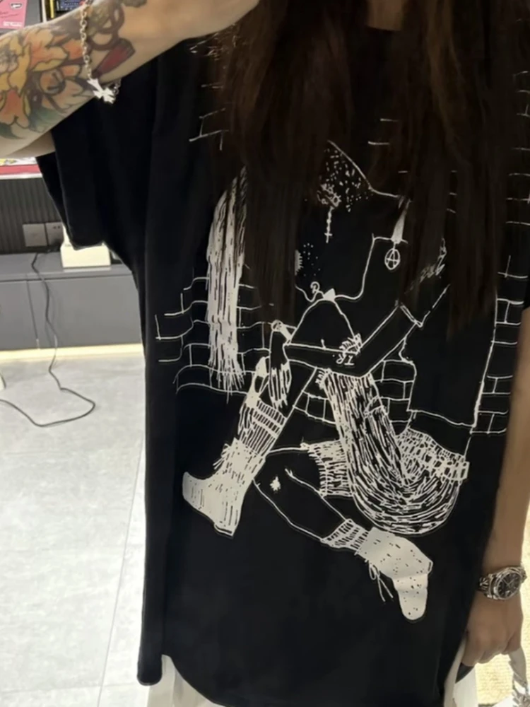 

Футболка Collaboration Edition FW25 WEEK3 Thinker Tee с коротким рукавом и круглым вырезом, с принтом персонажа, 100% хлопок