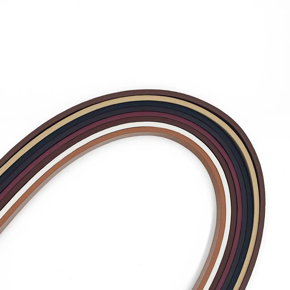 

2 Pcs Handbag Strap Tote Women Accessories Rivets Style Replacement Durable PU Bag Part Classic Design Mini Holes End