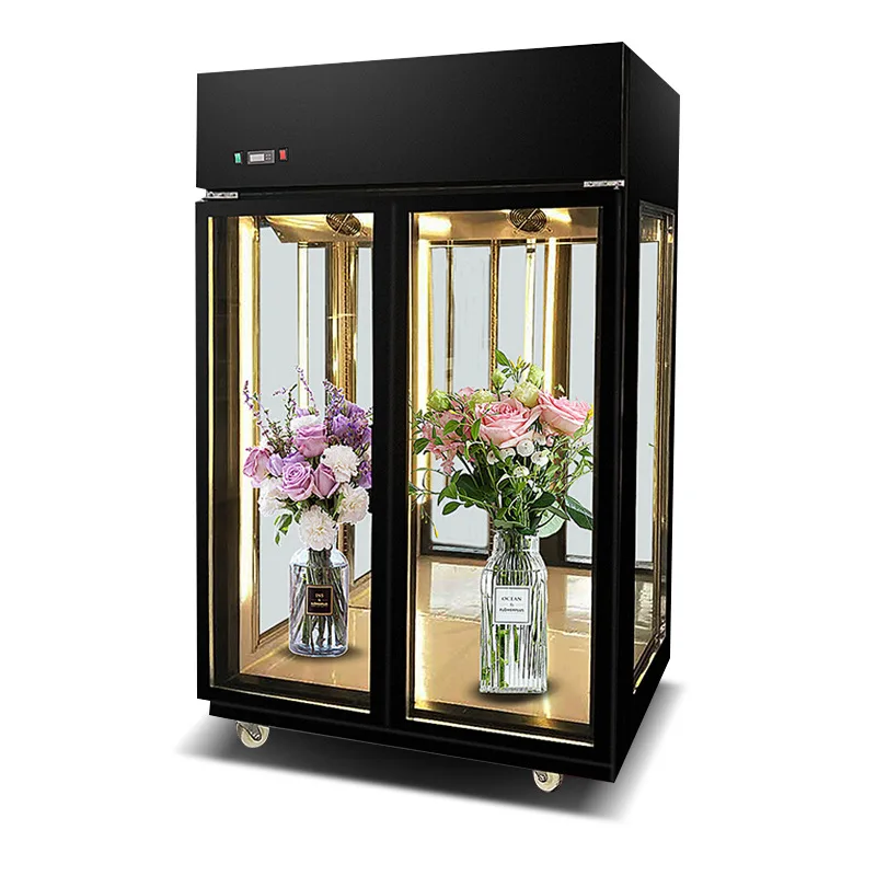 

Flower Preservation Cabinet Commercial Frost-Vertical Display Cabinet Large Capacity Flower Refrigerator