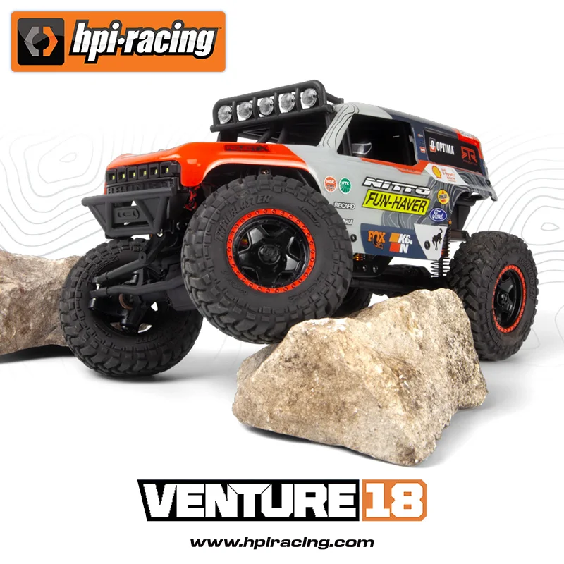 

HPI Venture Simulation 1/18 U4 Ford Wrangler 4400 4WD Remote Control Electric Brushed Off Road Climbing Vehicle Children's Toy