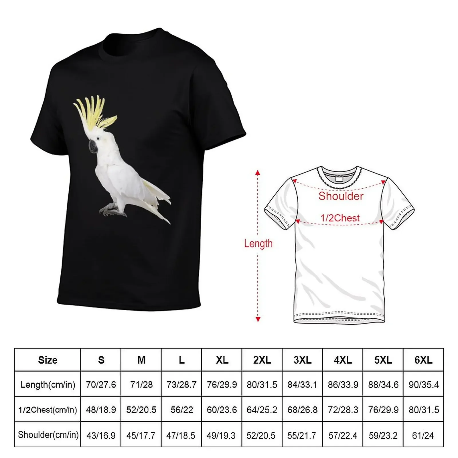 Cockatoo T-Shirt tees anime clothes mens designer clothes