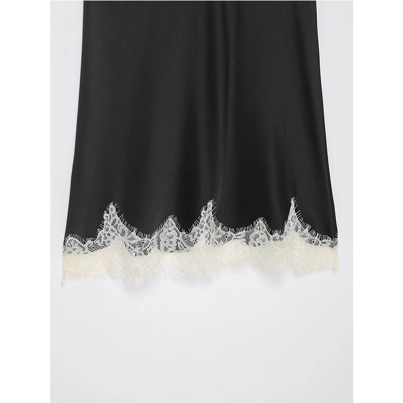 المرأة بلوزات من الدانتيل صيف 2026 موضة جديدة الأسود الإملائي البيج الدانتيل أنيقة كاميس القمم شيك الشابات مريحة عطلة القمم #5