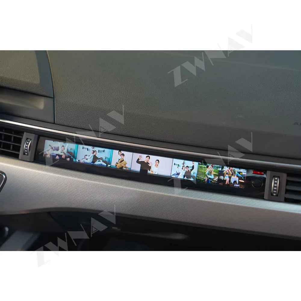 Car Passanger Screen for Audi A4 B9 A5 S4 S5 2016-2021 Multimedia Player Assistant Pilot Screen QLED Co-pilot Auto Stereo-