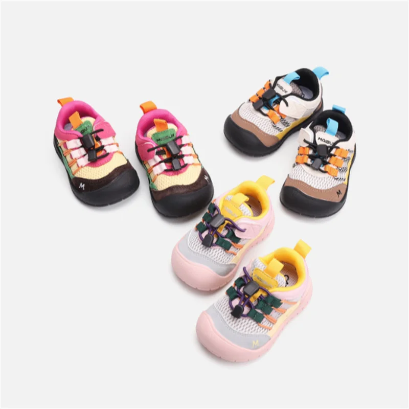 2026 New Autumn Baby Shoes Leather Colorful Toddler Boys Sneakers Soft Sole Fashion little Kids Girls Shoes EU 16-25