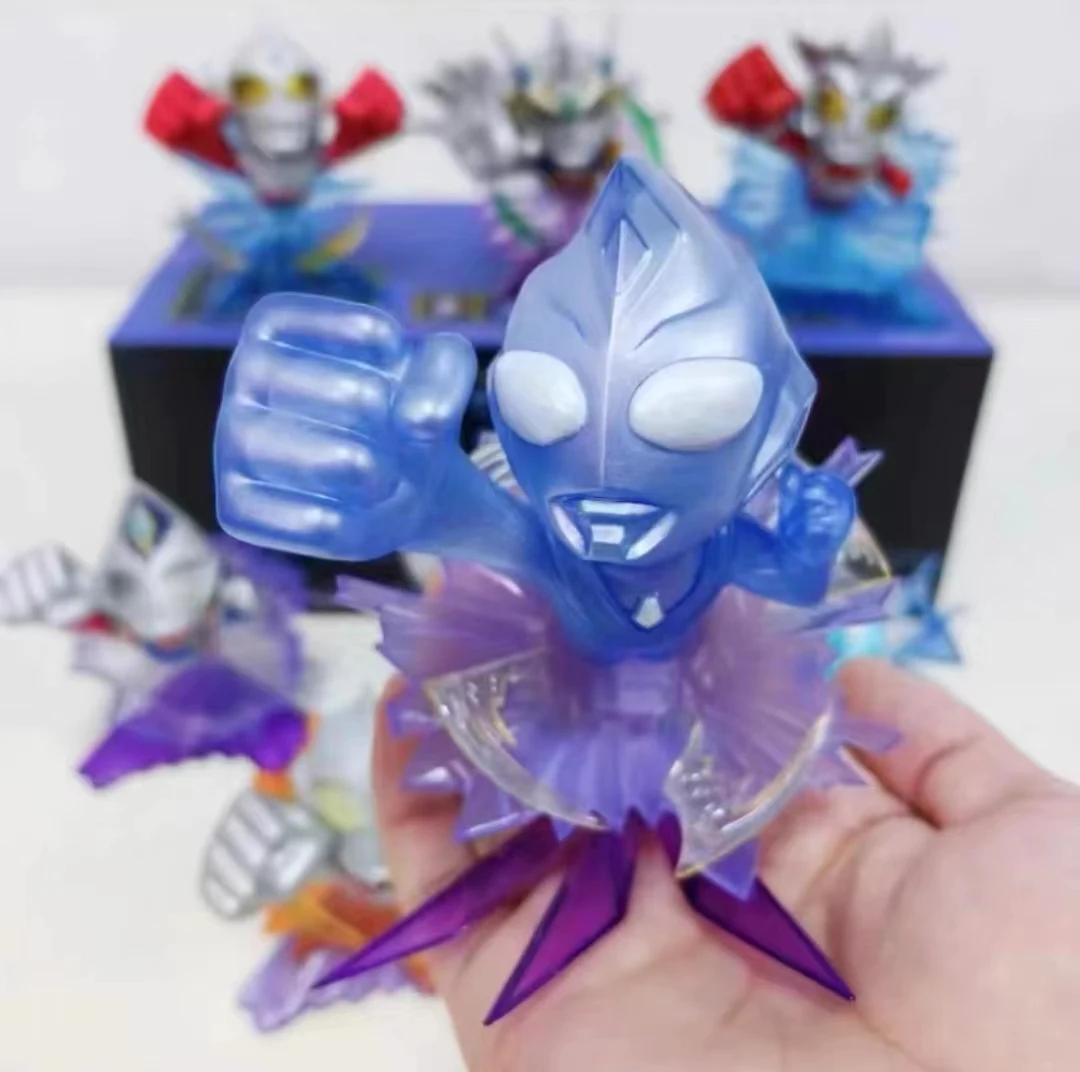 TAMASHII Nations Box Q-versie Ultraman Blind Box Tweede editie met de debuutvormen van Ultra Severn, Zeta en Leo