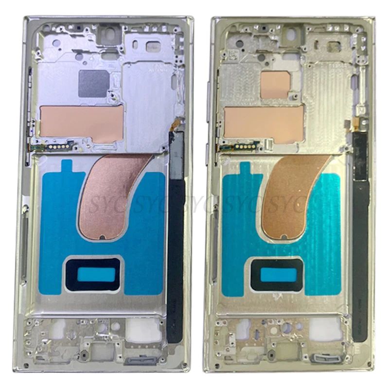 Middle Frame Center Chassis Cover Housing For Samsung S23 Ultra 5G S918 Phone Metal LCD Frame Repair Parts