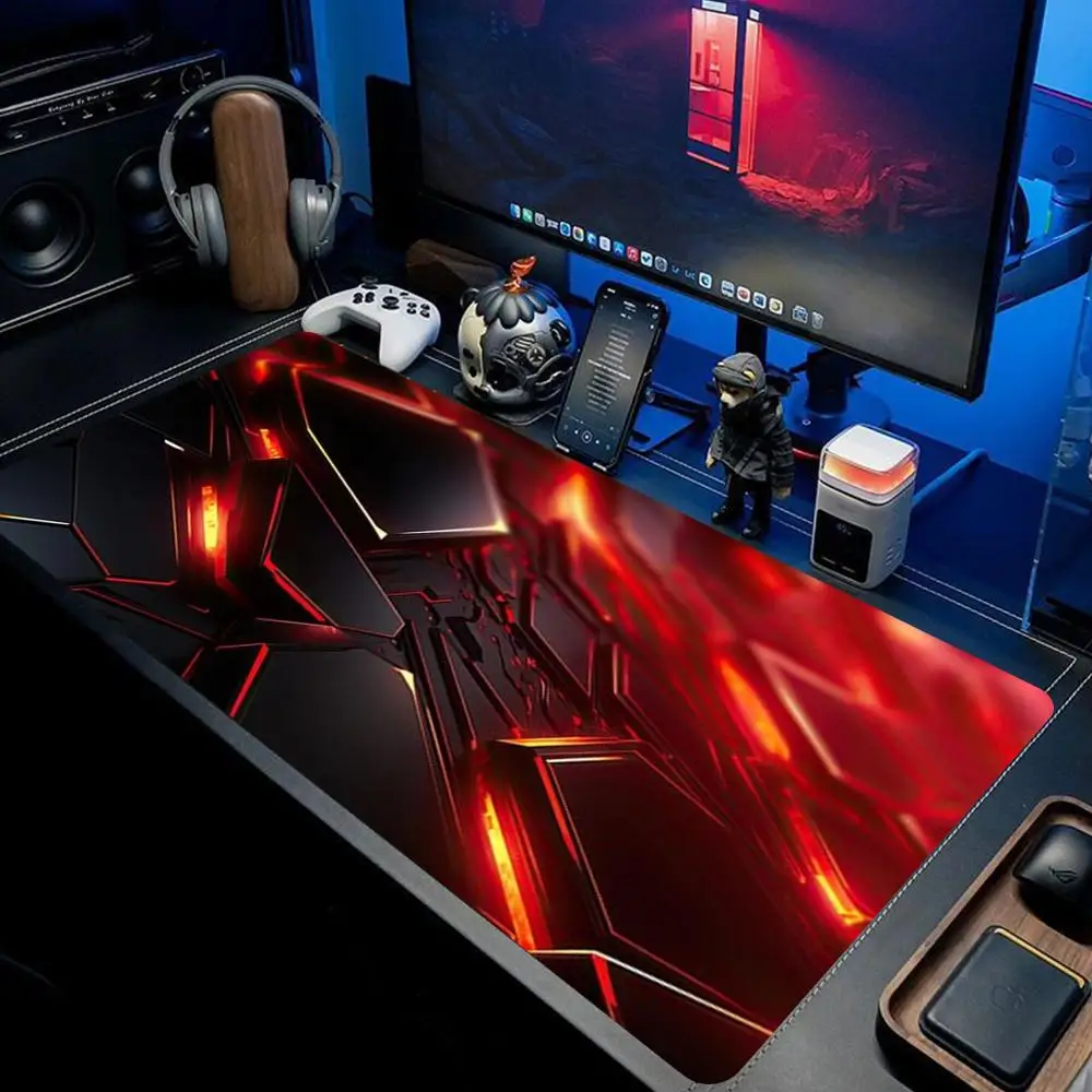 

Cyberpunk Mech Texture Mouse Pad large keyboard mouse desk pad non-slip rubber gaming mouse pad laptop mouse carpet