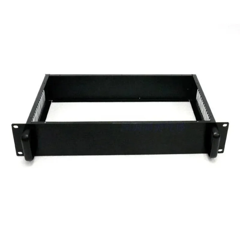 black 19 inch 2U project DIY chassis data switch box Chassis power communication server chassis 425*88*250 mm