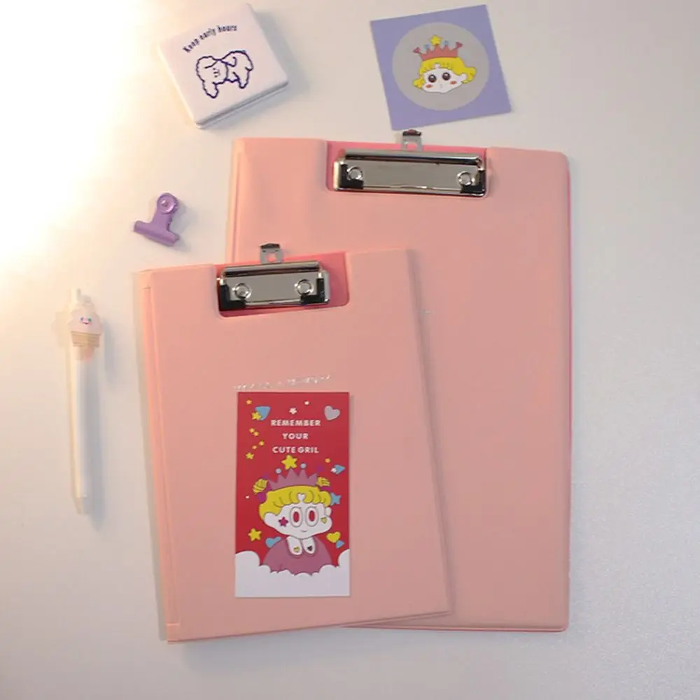 High Quality PU Leather File Folder Color Folding Contract Folder A4/A5 Student Writing Pad Gift