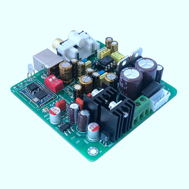 مجموعة لوحة الاستقبال Nvarcher AK4493 فك QCC5125 ضياع بلوتوث LDAC APTX HD استقبال RCA الإخراج مع هوائي