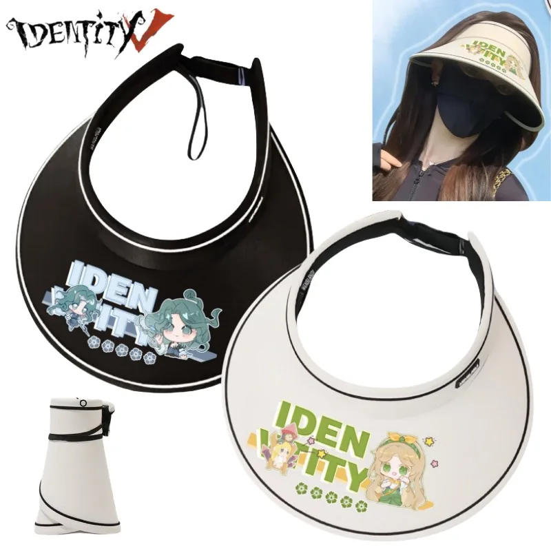 الهوية الخامس Naiad غريس البستاني إيما وودز سجين لوكا البلسا الكرتون لطيف طباعة في الهواء الطلق الأشعة فوق البنفسجية الظل فارغة أفضل قبعة هدية عيد #1