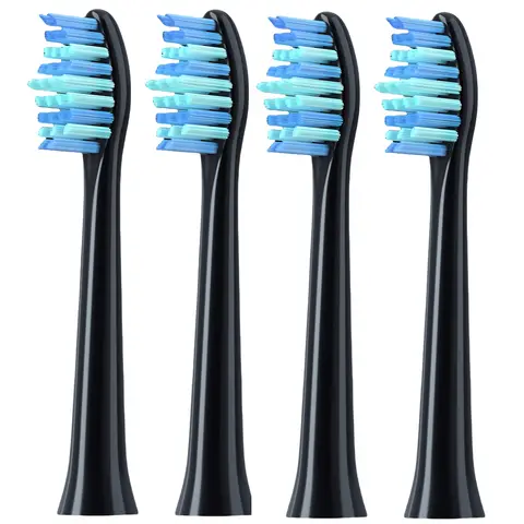 HUAWEI HiLink Lebooo 전동 칫솔 헤드 치아 클리너 및 먼지 커버가있는 플라크 제거 용 4 Pcs 교체 브러시 헤드