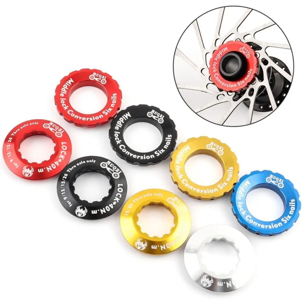 MTB Road Bike Center Lock Cover Ring Ultralight Aluminum Alloy Disc Brake Rotor Center Lock Cap Cycling Parts