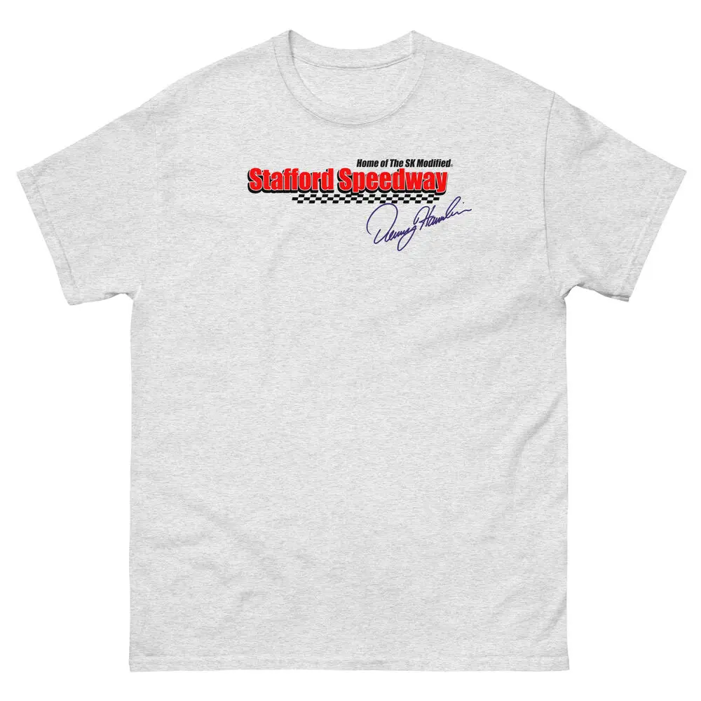 Stafford Motor Speedway with Winner Denny Hamlin Autograph* T-Shirt