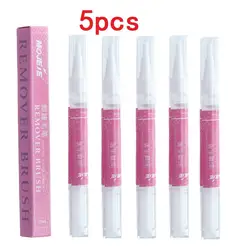 5PCS Eyelash Extension Glue Remover Pen Transparent Up Adhesive Gel False Pen Grafting Removing Non-irritating Make Remover