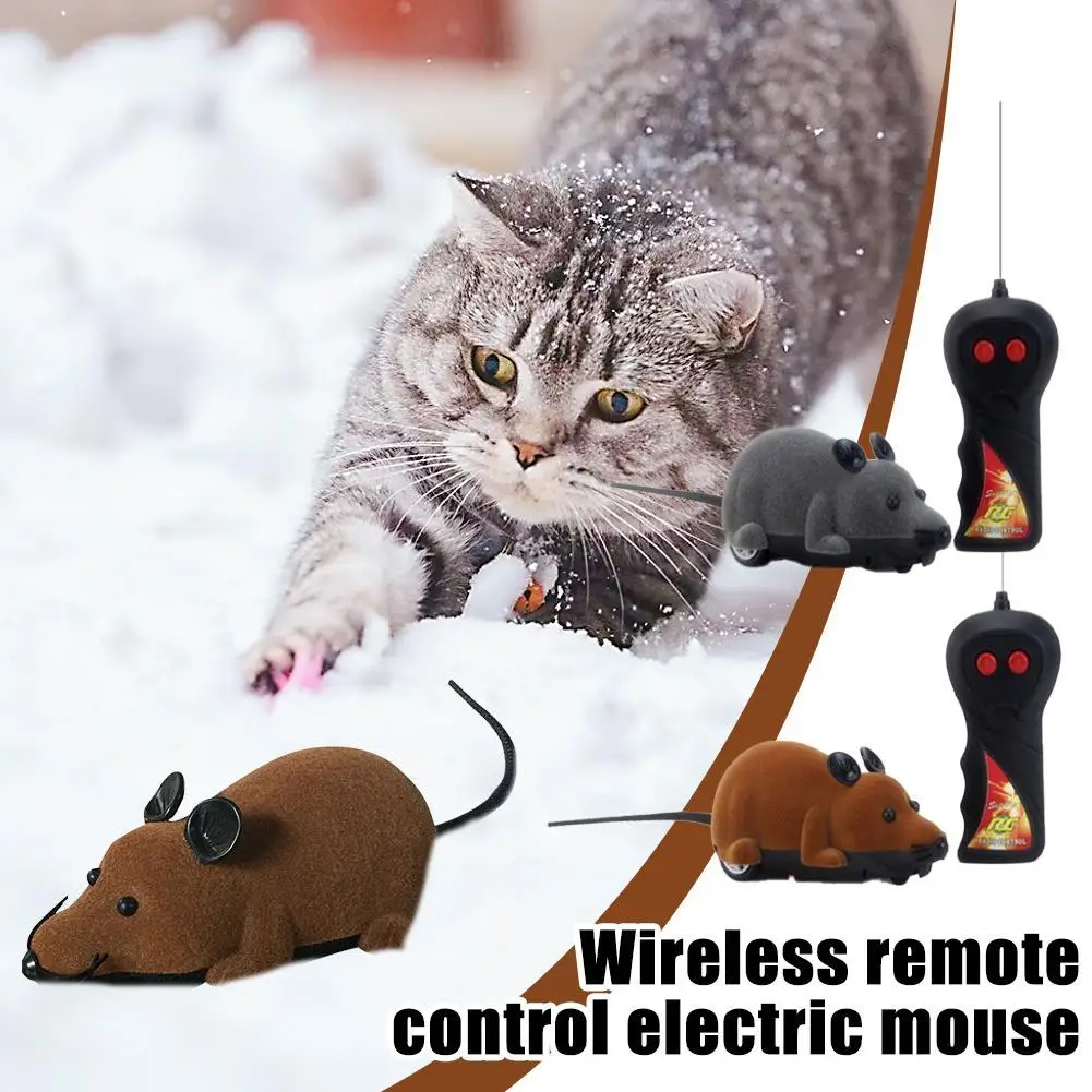 

Rat Funny Cat Toy With Remote Control Multicolor Mouse Cute Wireless Controlled Toy Rat Pet Supplies Cat Pet Supplies