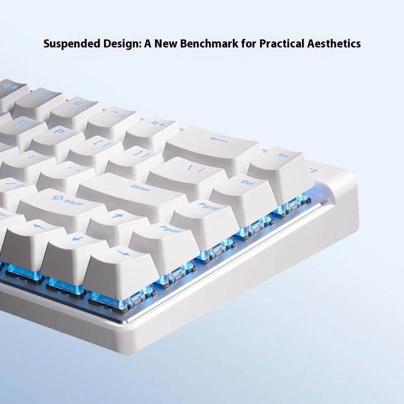 MCHOSE ACE 68 لوحة مفاتيح الألعاب الهوائية السلكية لوحة المفاتيح الرياضية الإلكترونية الكمون المنخفض للتخصيص المغناطيسي التبديل لوحة المفاتيح الميكانيكية 8000 هرتز