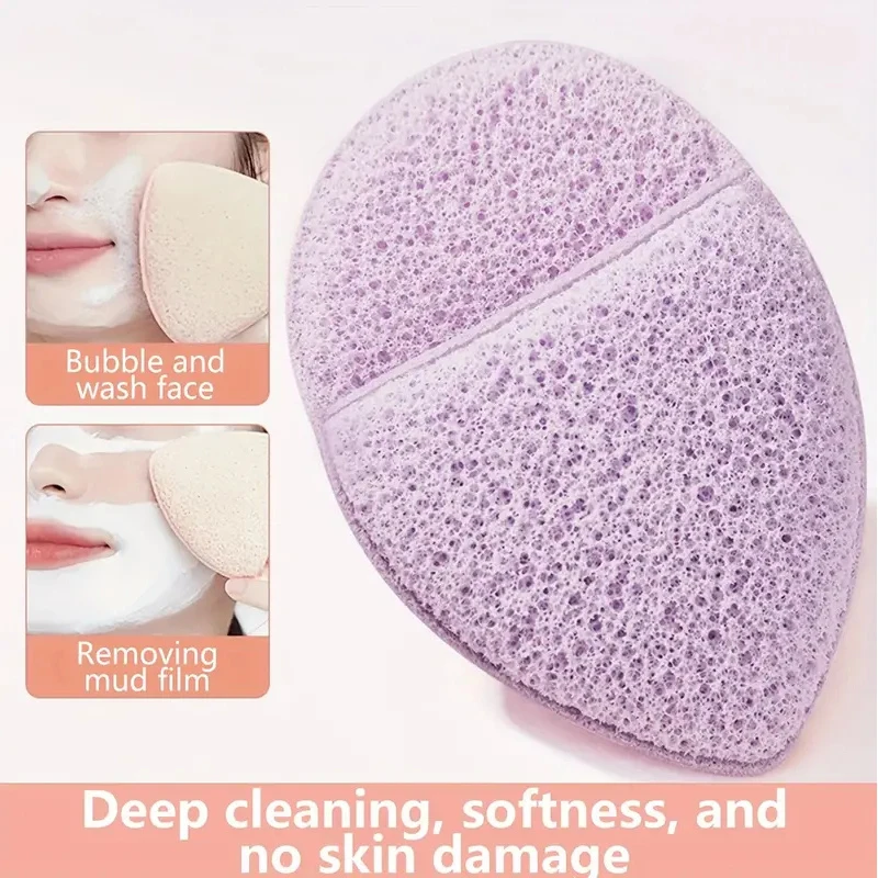 7-piece makeup and face wash beauty set, including 3 headband sets, 1 cosmetic bag, 2 face wash brushes and 1 powder puff